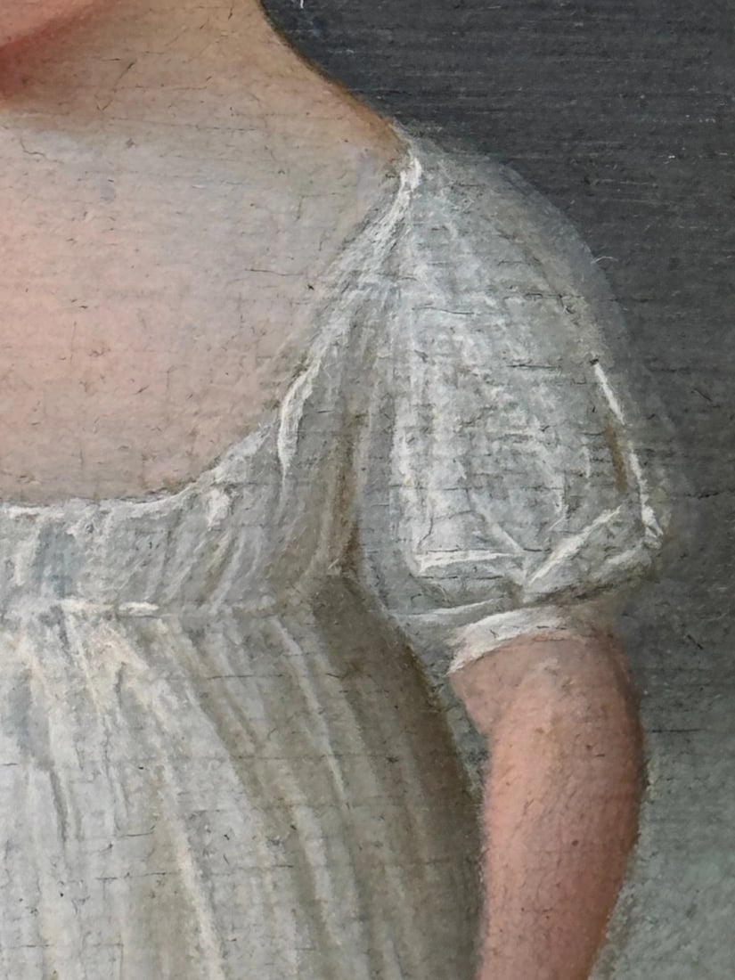 Portrait Painting Louisa Cooke With Mr Quiz In The Manner of George Romney C1802 - 19