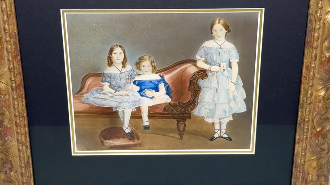 Captain John Cooke's Family Portrait Legacy Louisa and Augusta and Sophia Devonsher - 2