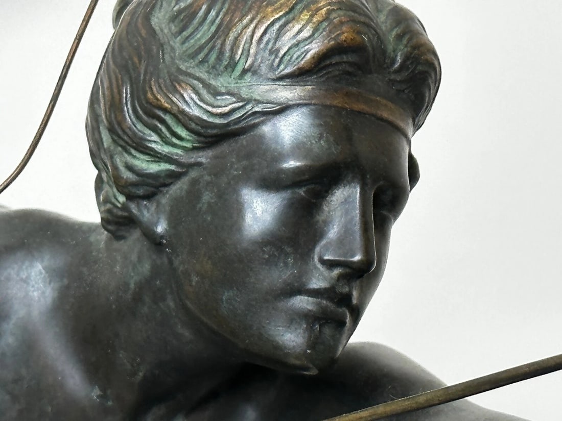 Art Deco Bronze Classical Myth Sculpture Diana the Huntress - 15