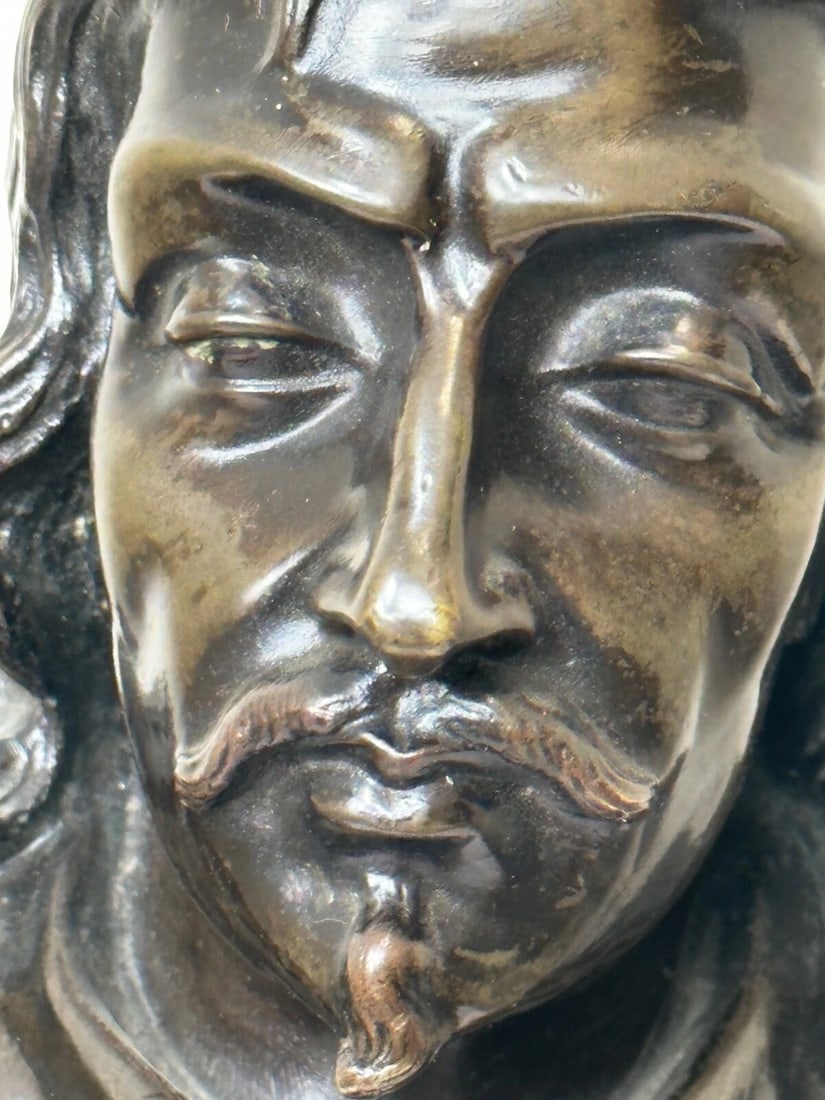 19th Century John Milton Sculpture Signed French Sculptor Ernest-Eugene Hiolle - 11