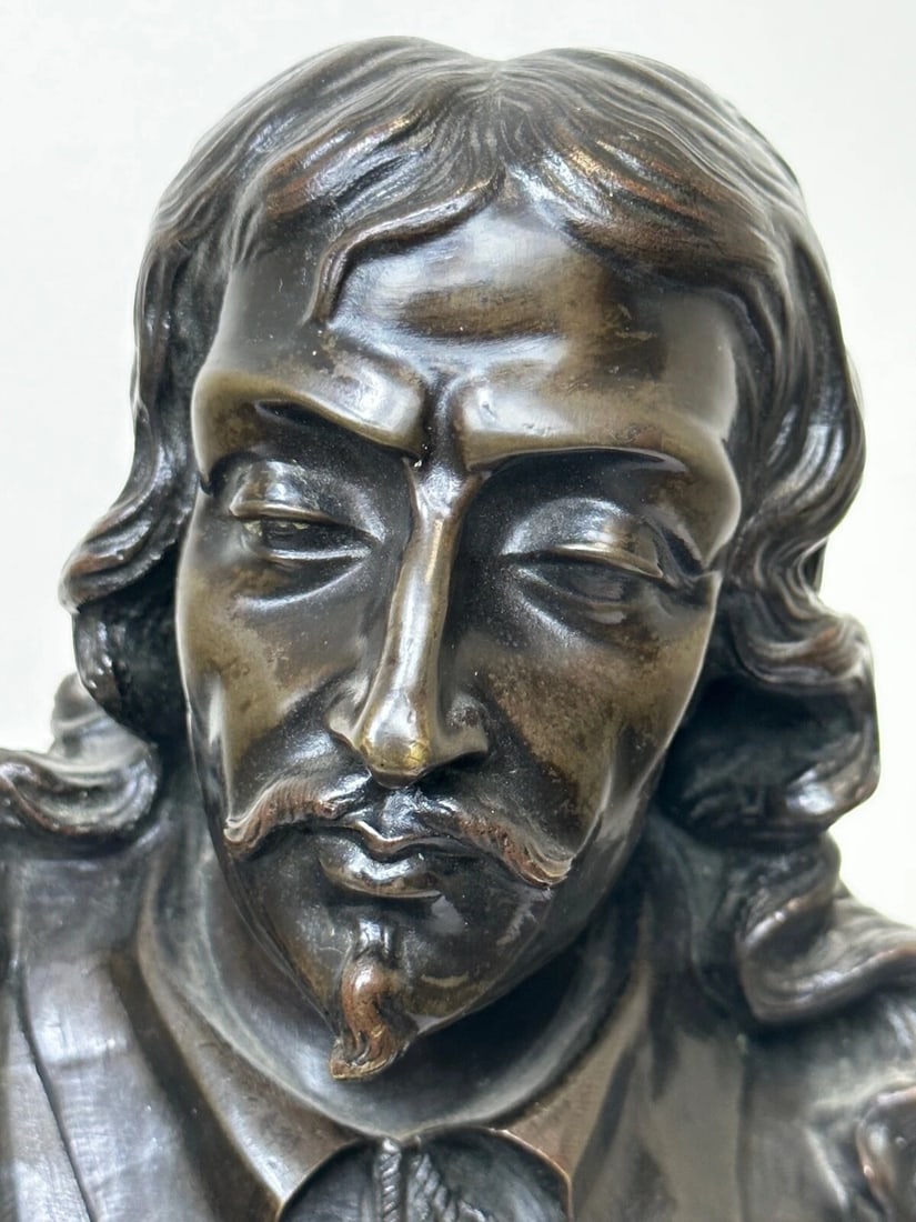 19th Century John Milton Sculpture Signed French Sculptor Ernest-Eugene Hiolle - 4