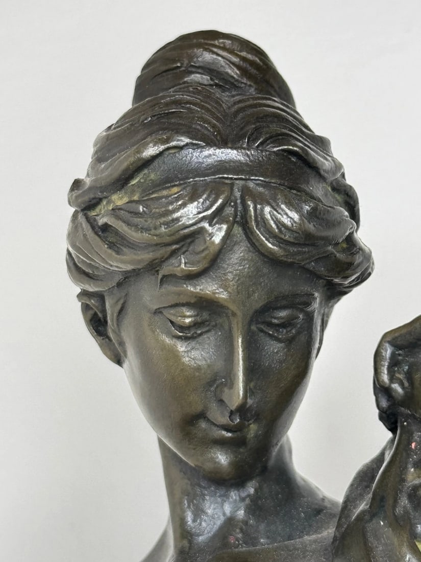 French Classical Bronze After Auguste Moreau Purity With Grace La Source c1900 - 15