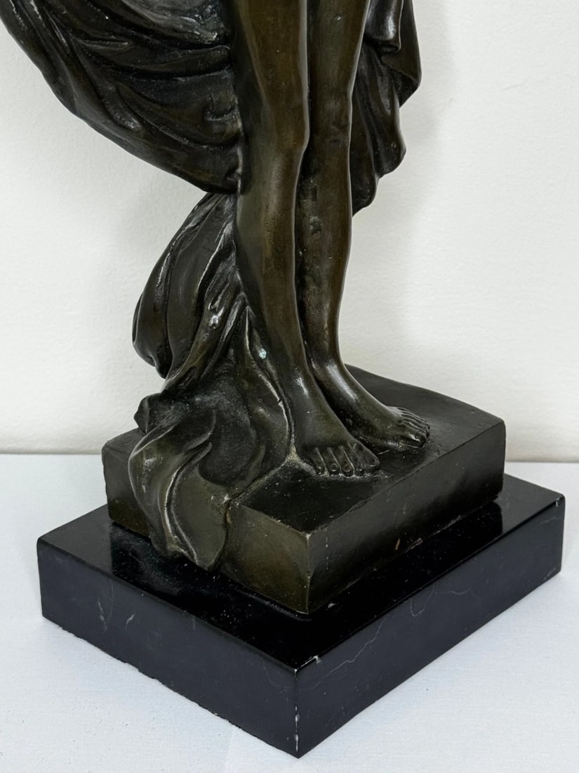 French Classical Bronze After Auguste Moreau Purity With Grace La Source c1900 - 17