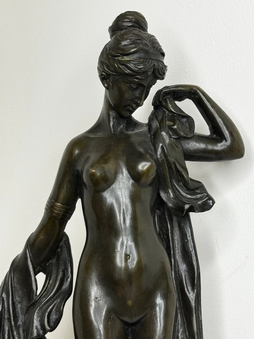 French Classical Bronze After Auguste Moreau Purity With Grace La Source c1900 - 18