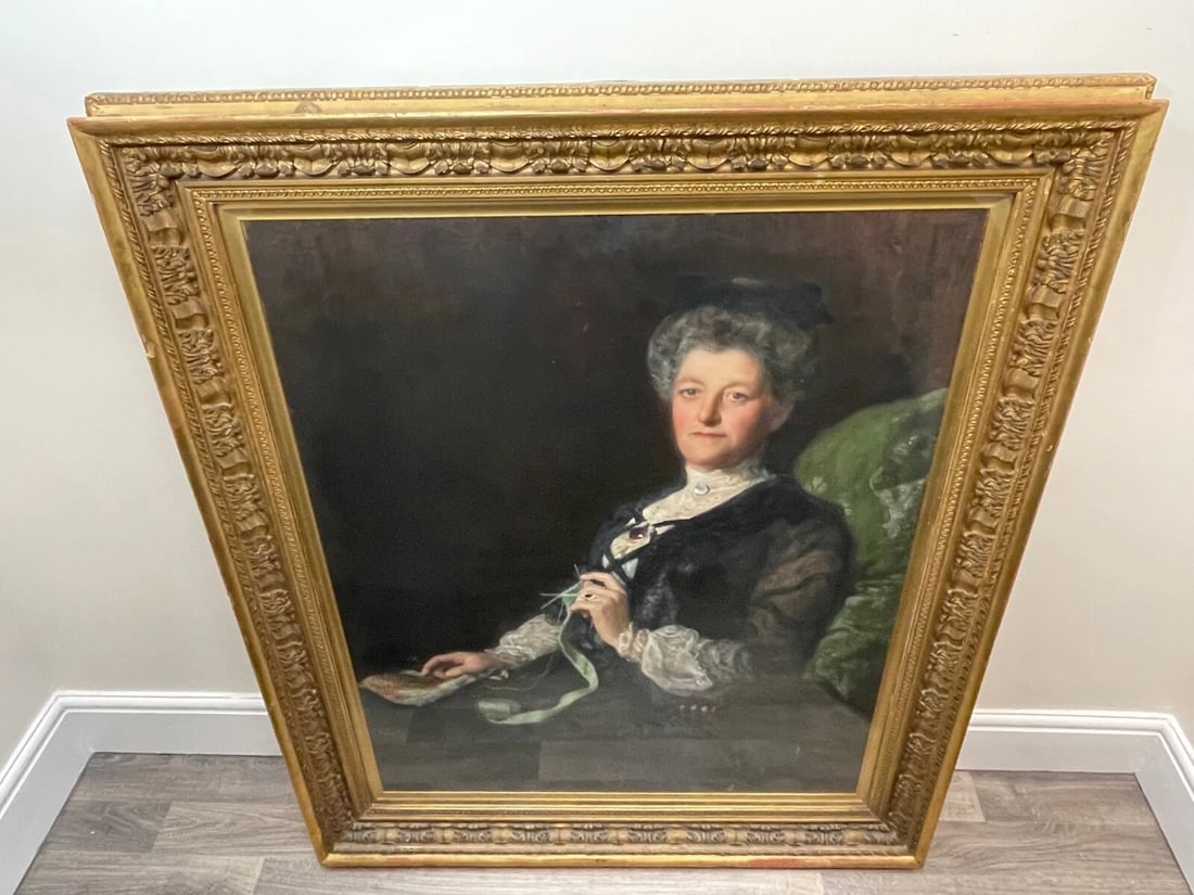 Large 19th Century Oil Portrait Lady Halle Signed By John Collier OBE RP - 13