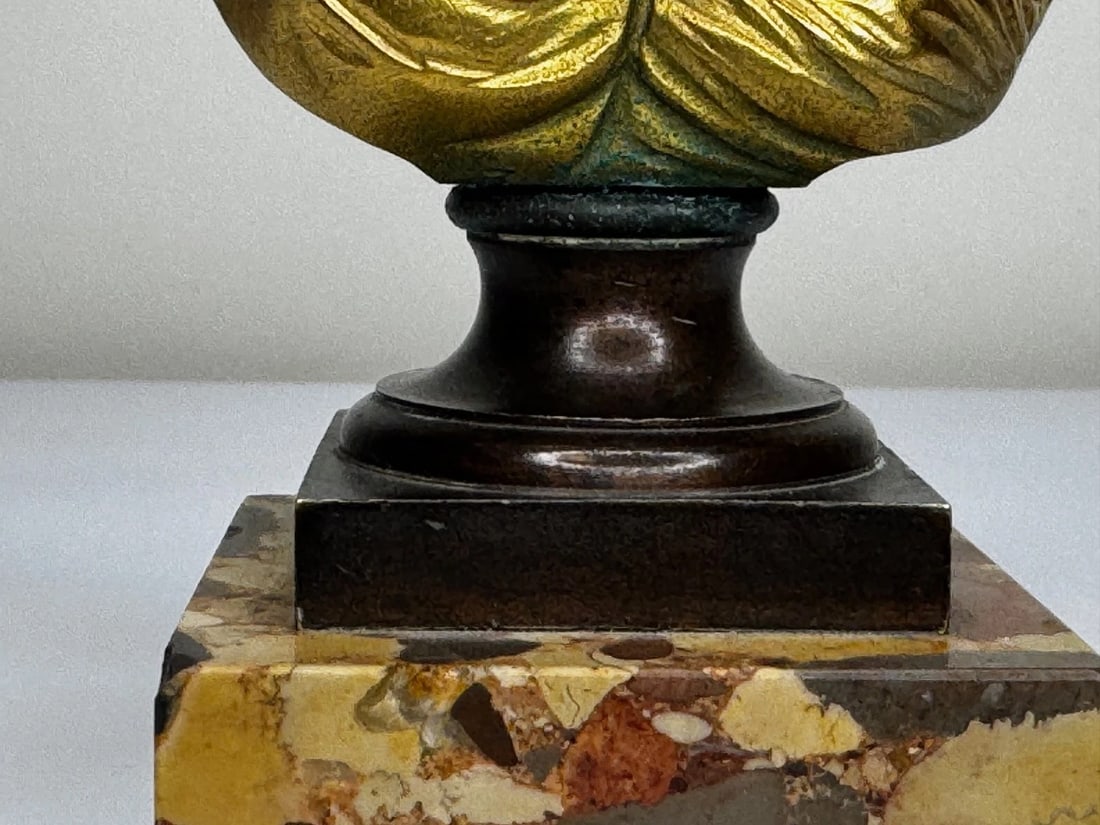 Parisian Bronze Bust of Marie Antoinette In the Manner of Mathurin Moreau c1880 - 9