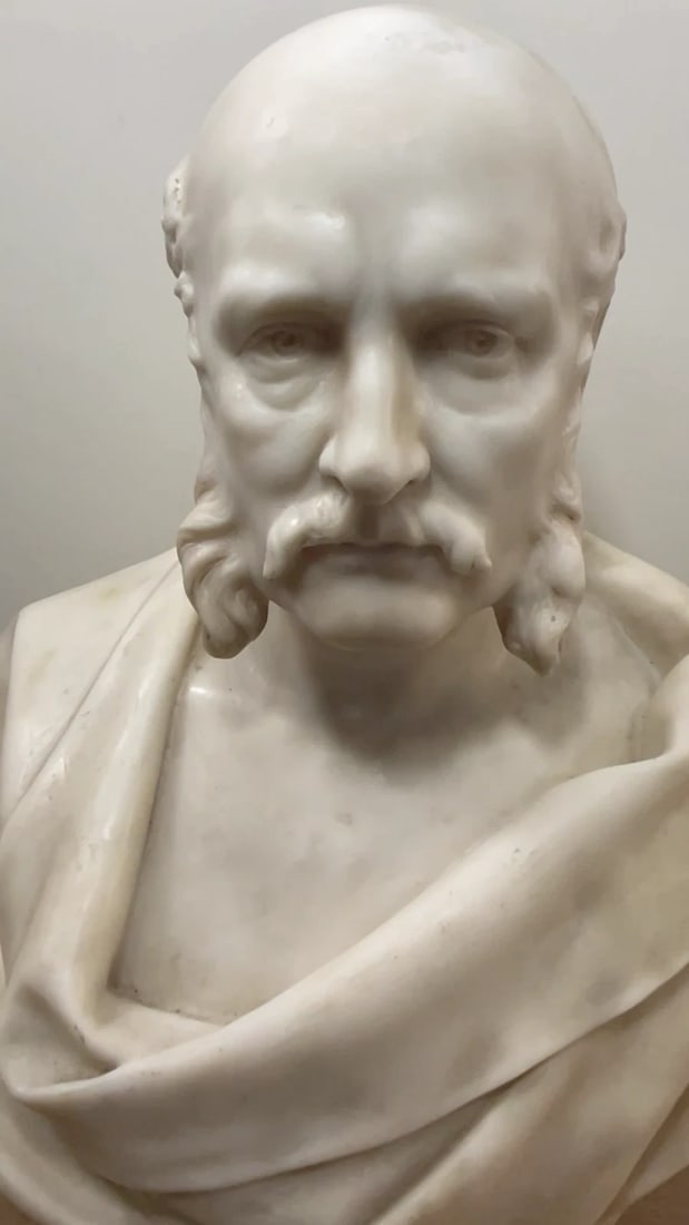 Marble Sculpture James Robert Creighton Signed By Leon-Joseph Chavalliaud C1895 - 2