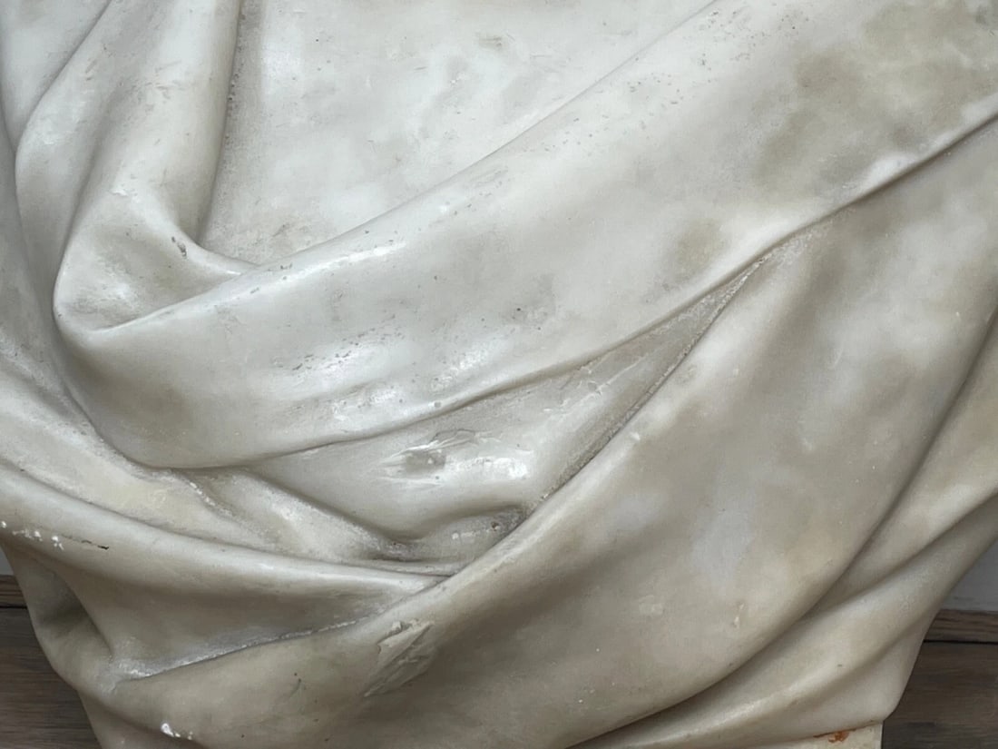 Marble Sculpture James Robert Creighton Signed By Leon-Joseph Chavalliaud C1895 - 4