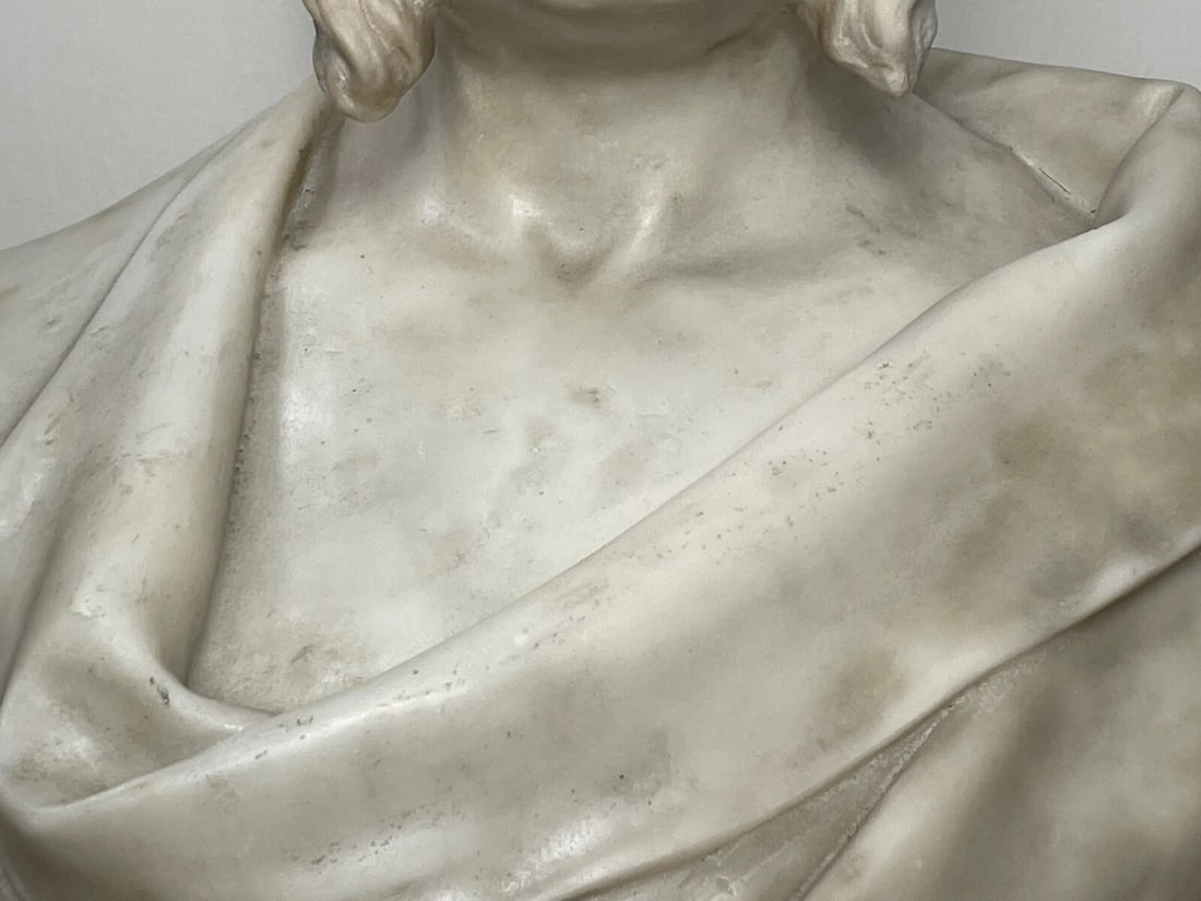 Marble Sculpture James Robert Creighton Signed By Leon-Joseph Chavalliaud C1895 - 5