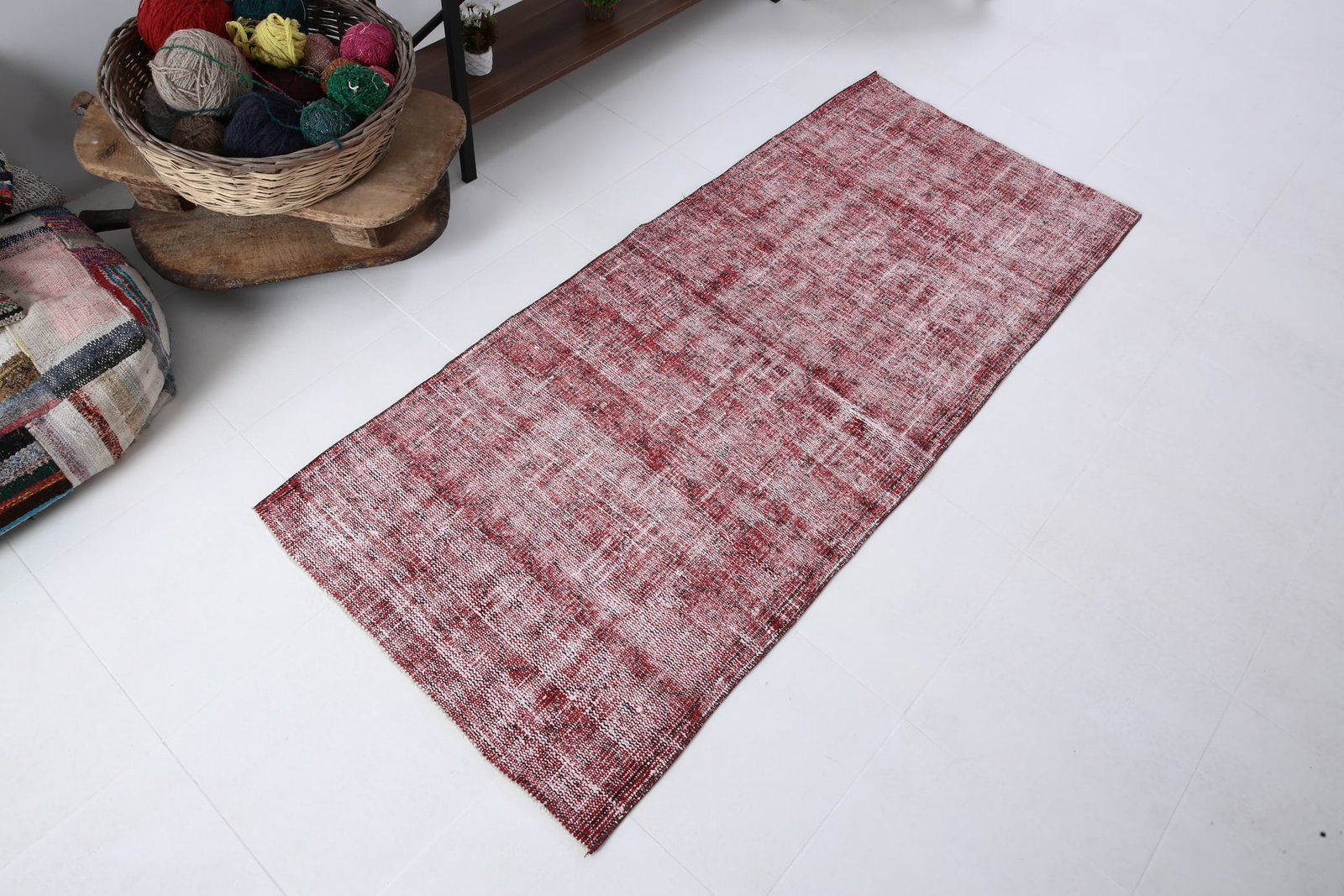 2'8'' x 6'3'' Turkish Vintage Runner Rug - 3630 - 2