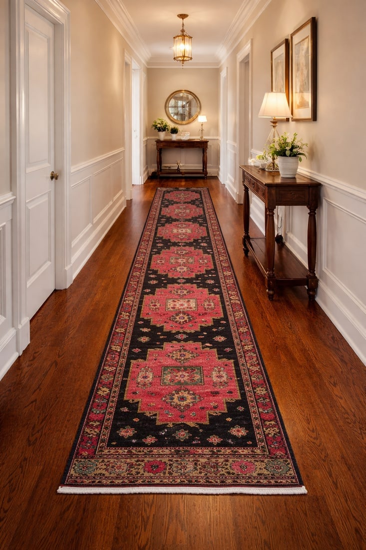 Antique Muted Tribal 2X13 Distressed Vintage Oriental Runner Rug - 2