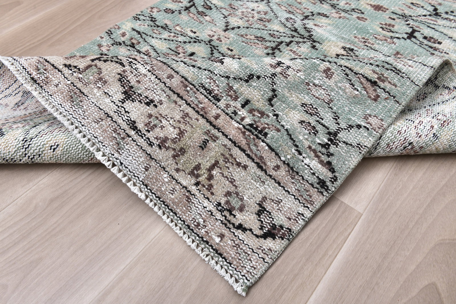 2'9'' x 9'3'' Vintage Wool Runner Rug - 242319 - 12