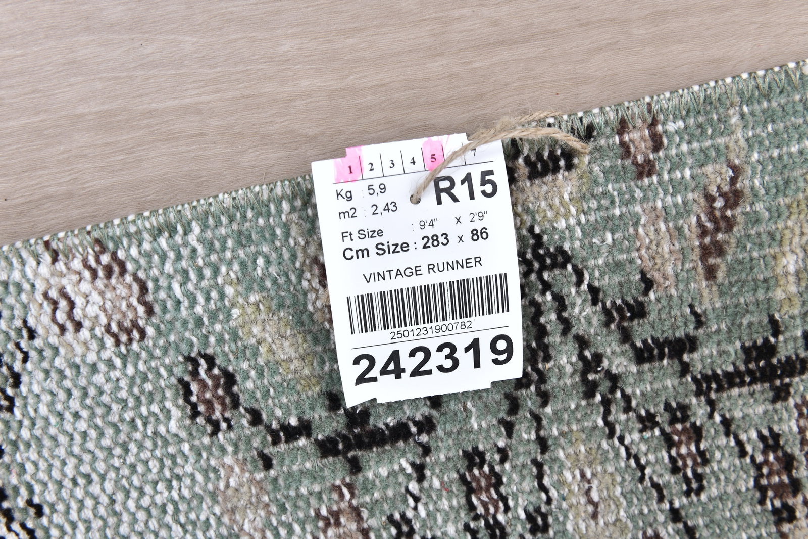 2'9'' x 9'3'' Vintage Wool Runner Rug - 242319 - 14