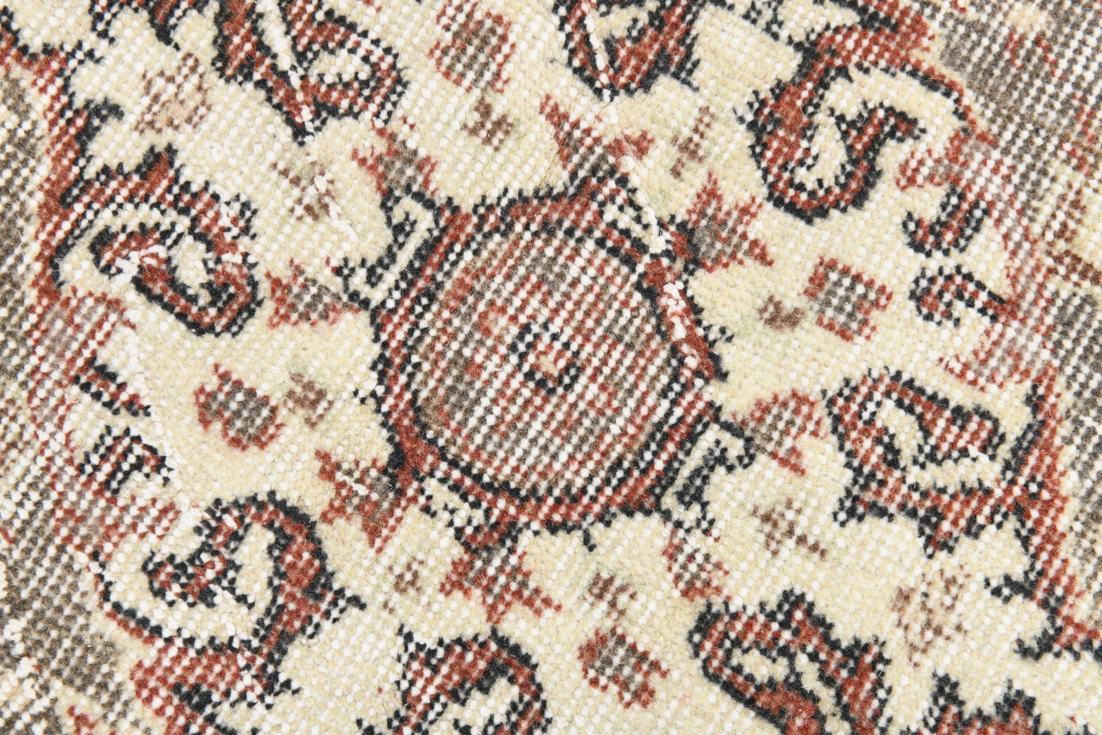 7'0'' x 10'9'' Handmade Vintage Wool Rug - 5453 - 7