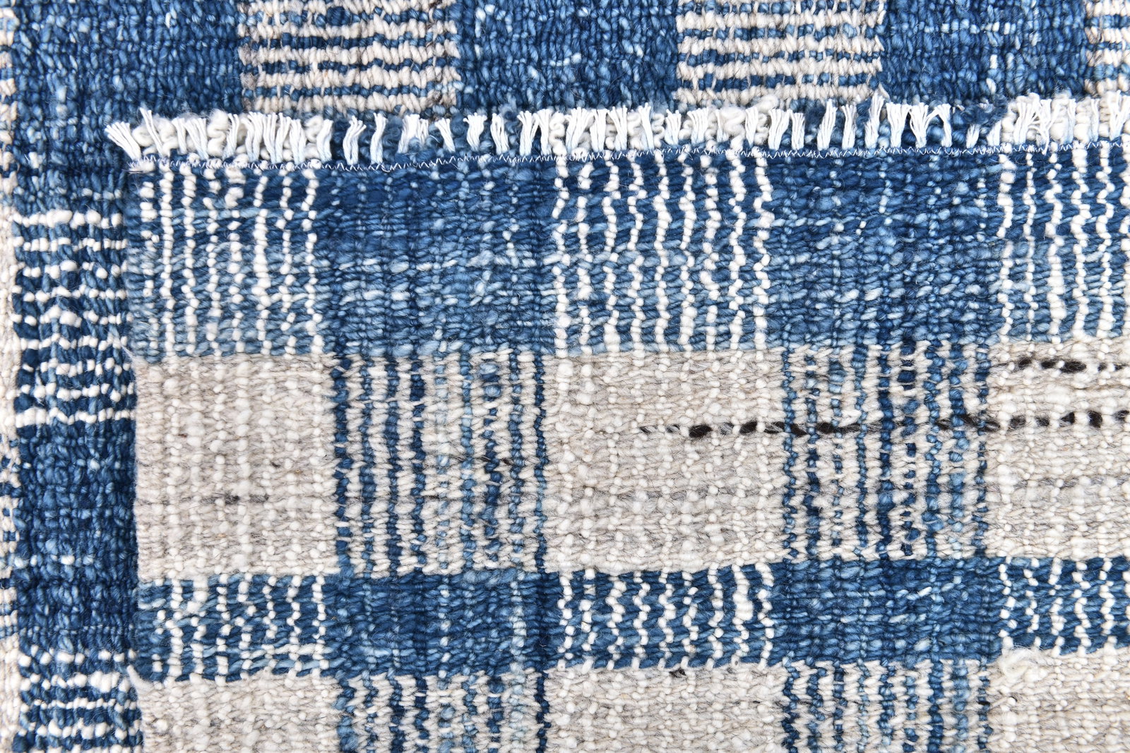 6'3'' x 9'5'' Handmade Vintage Wool Rug - 244167 - 10