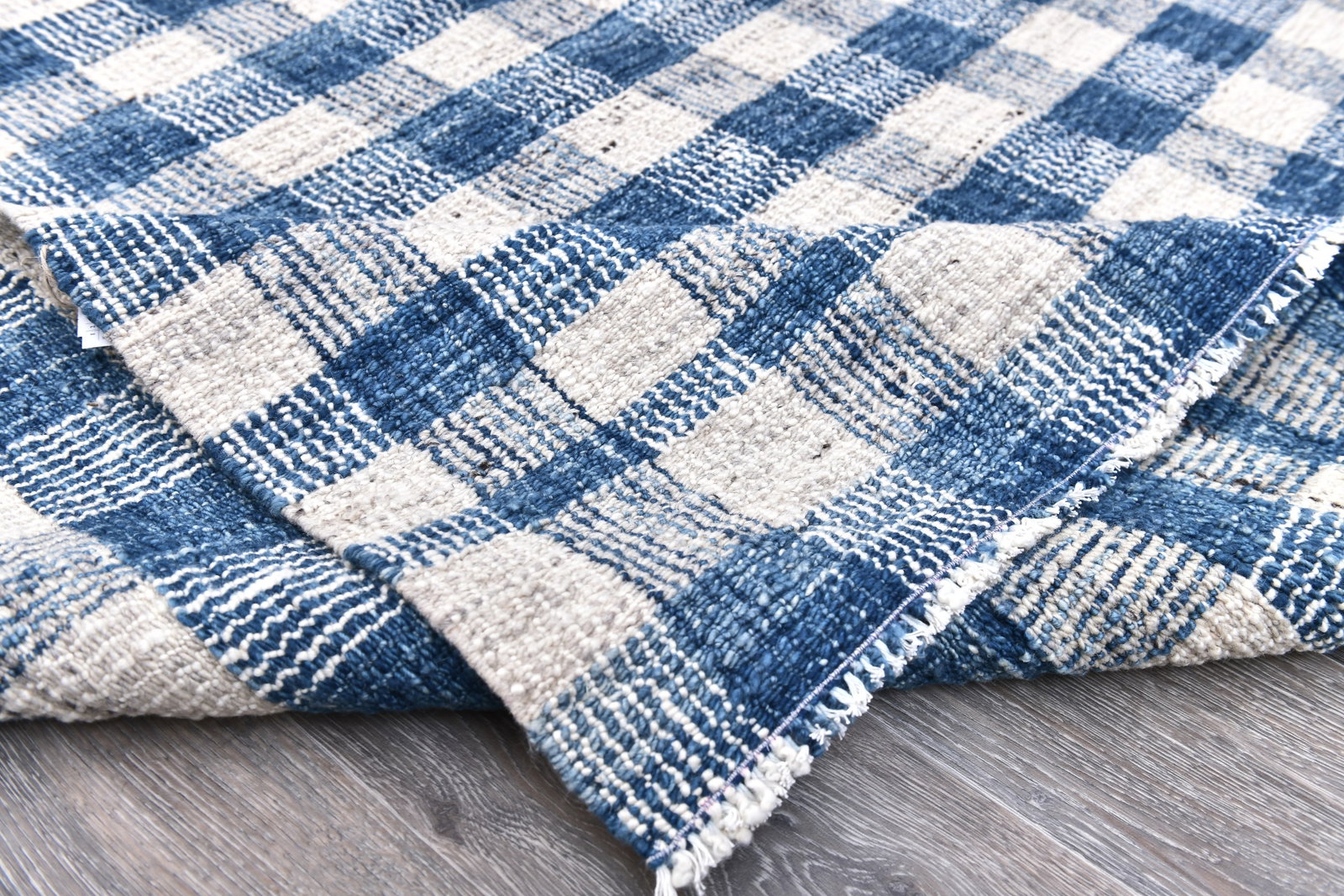 6'3'' x 9'5'' Handmade Vintage Wool Rug - 244167 - 11