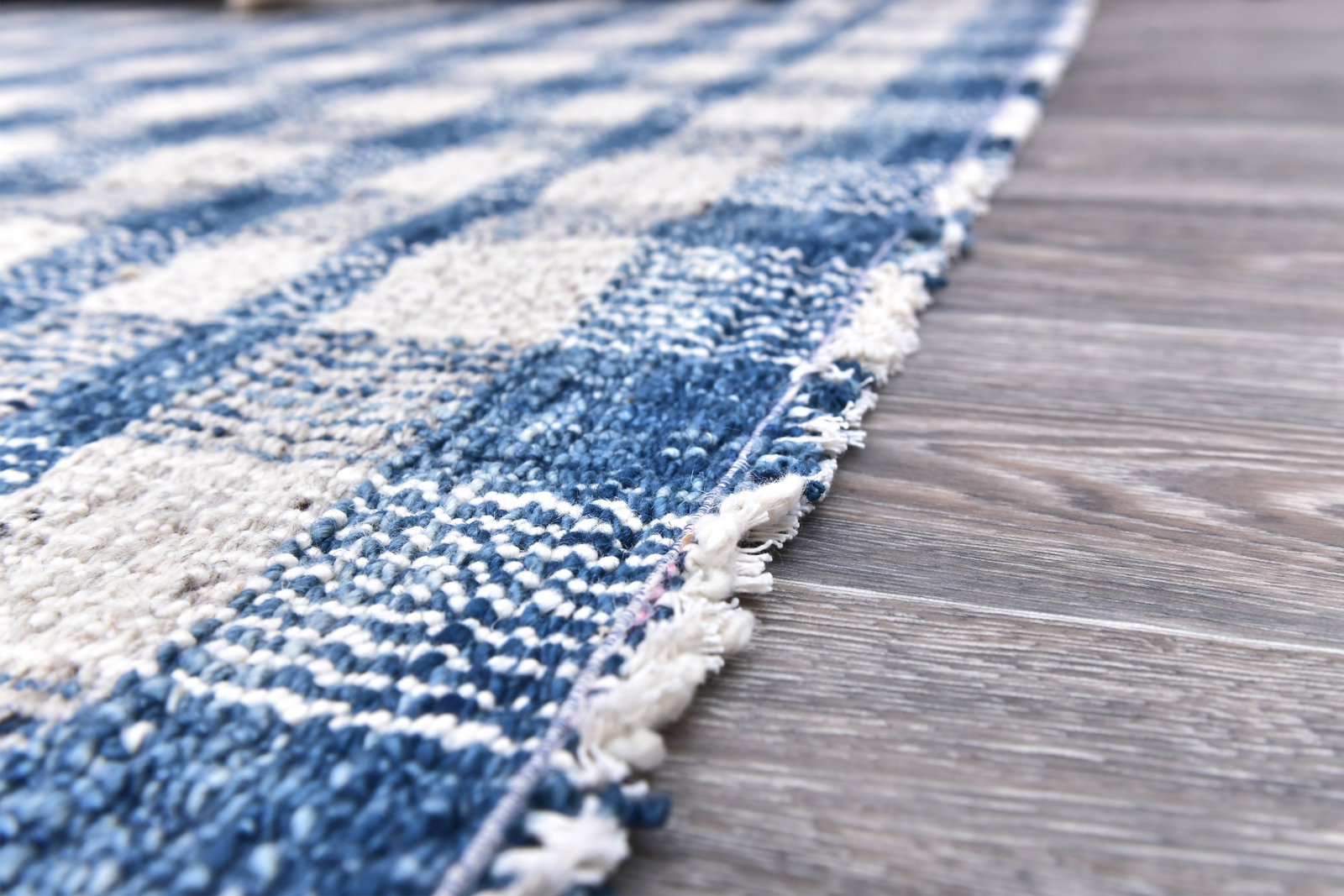 6'3'' x 9'5'' Handmade Vintage Wool Rug - 244167 - 13