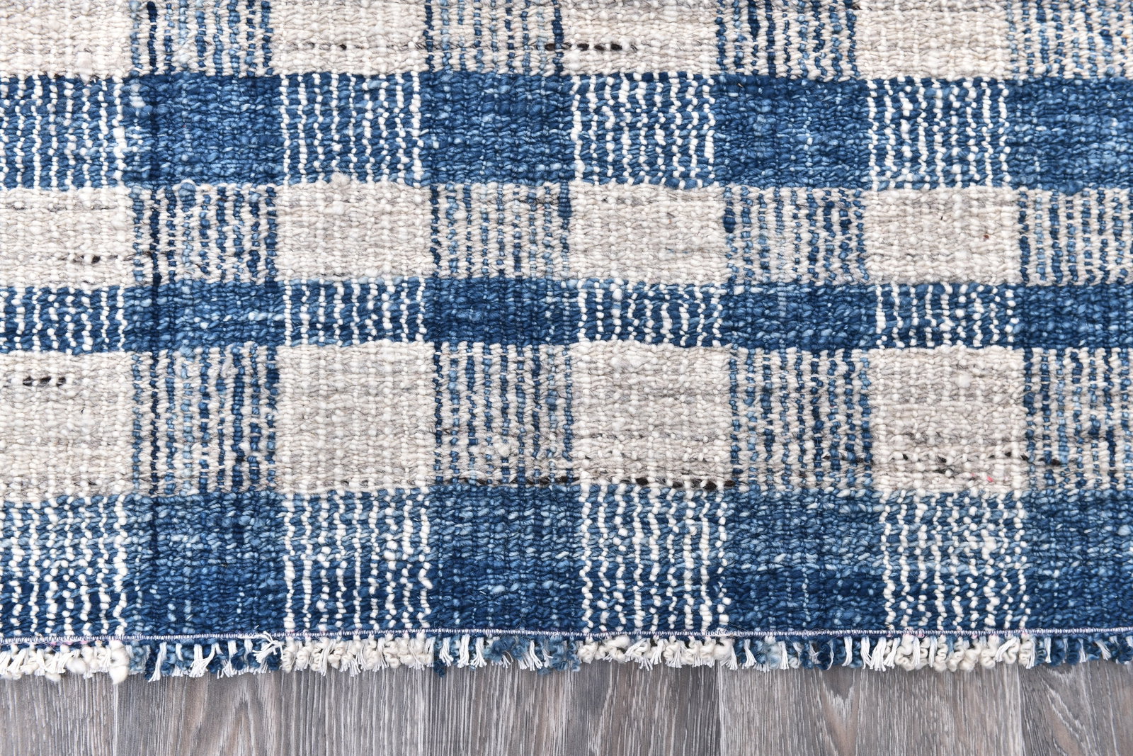 6'3'' x 9'5'' Handmade Vintage Wool Rug - 244167 - 8