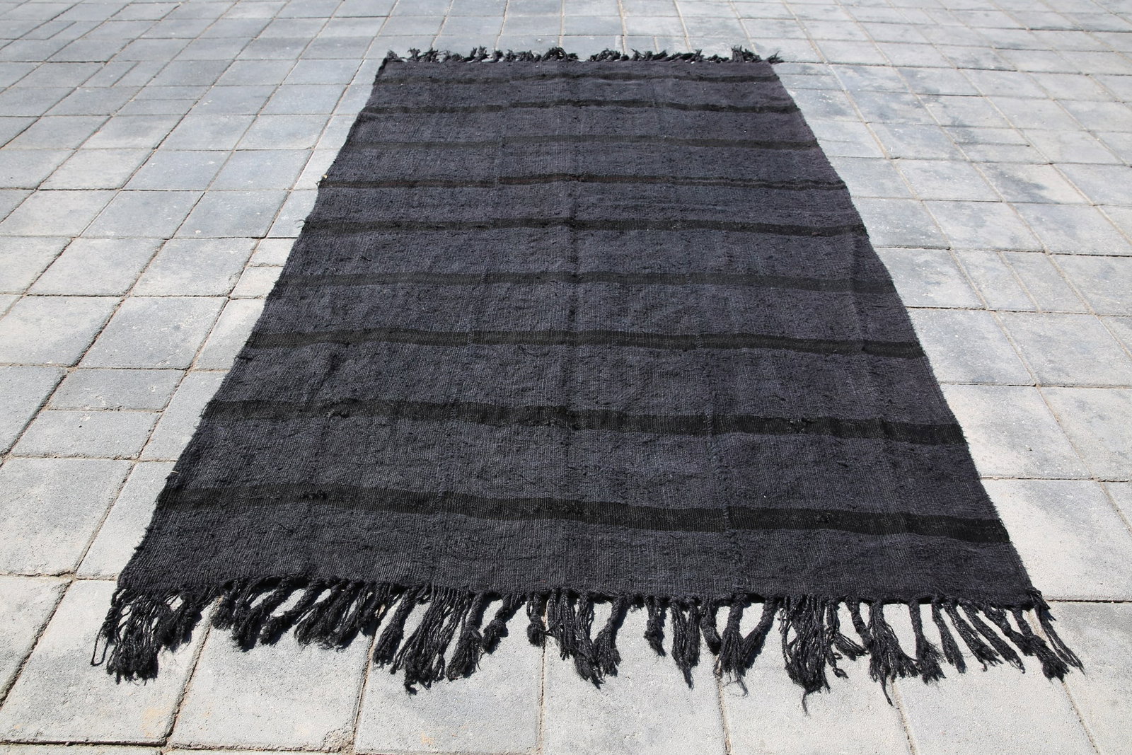 2'11'' x 6'6'' Handmade Vintage Wool Rug - 2020 - 2