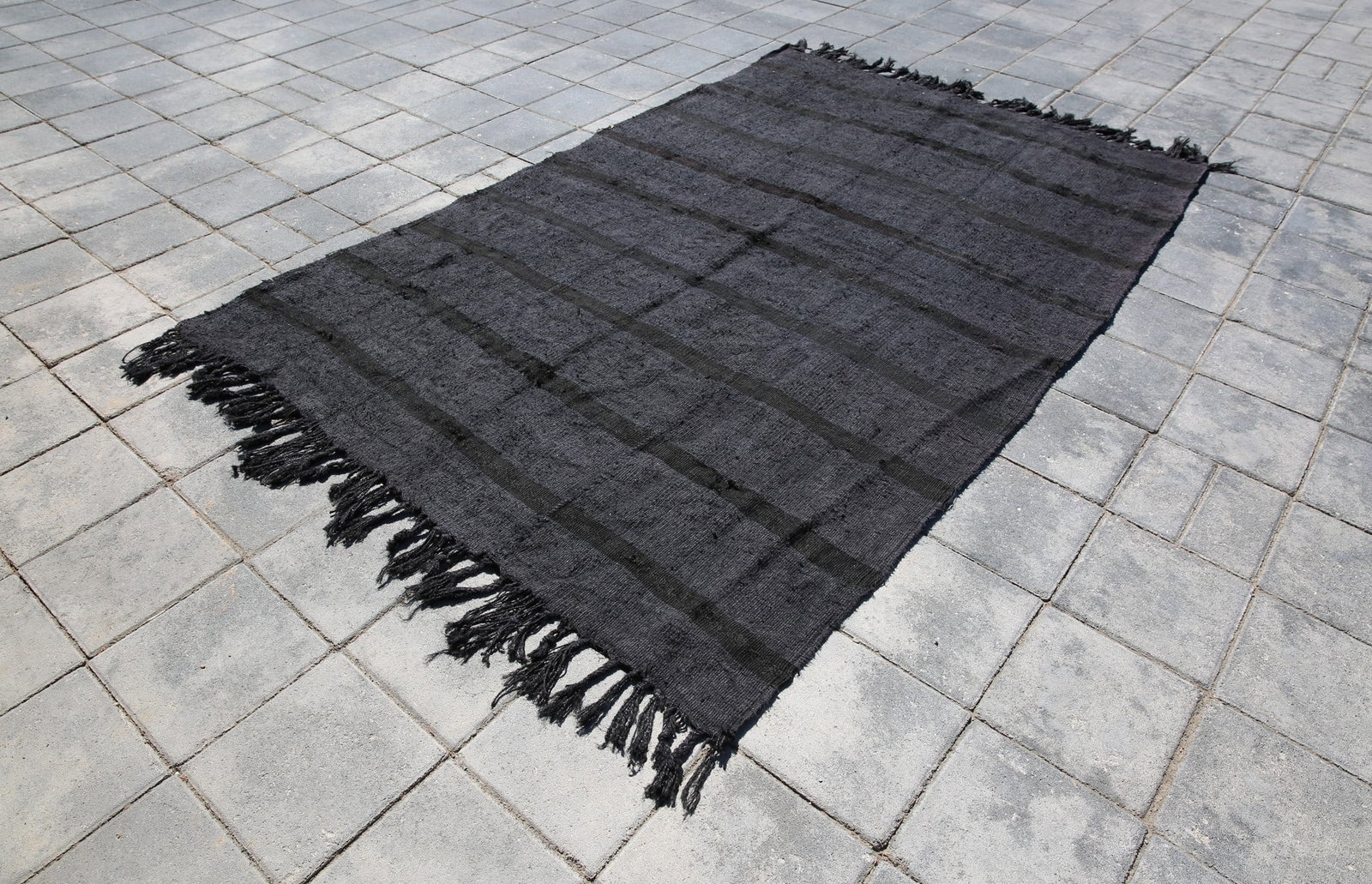 2'11'' x 6'6'' Handmade Vintage Wool Rug - 2020 - 3
