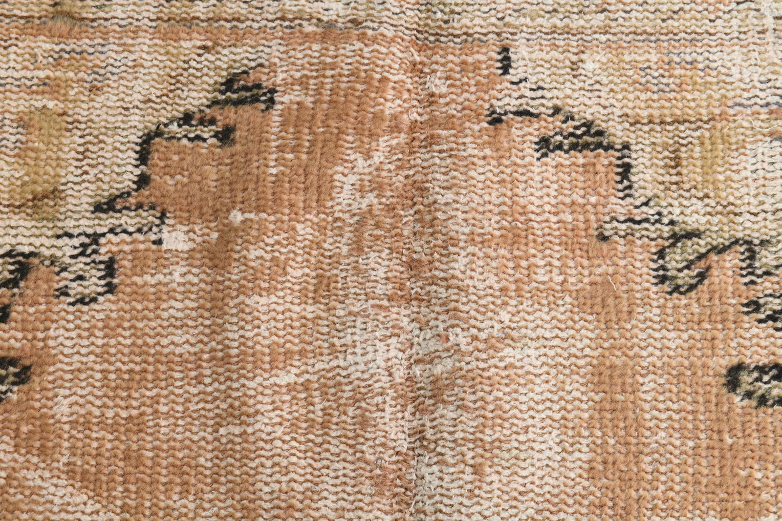 4'9'' x 8'9'' Handmade Vintage Wool Rug - 5311 - 8