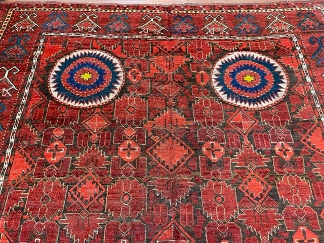 Antique Turkoman Ersari-Beshir Rug-2270 - 5