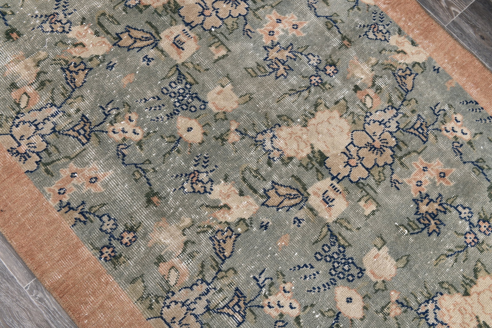 3'8'' x 6'7'' Handmade Vintage Wool Rug - 243974 - 4