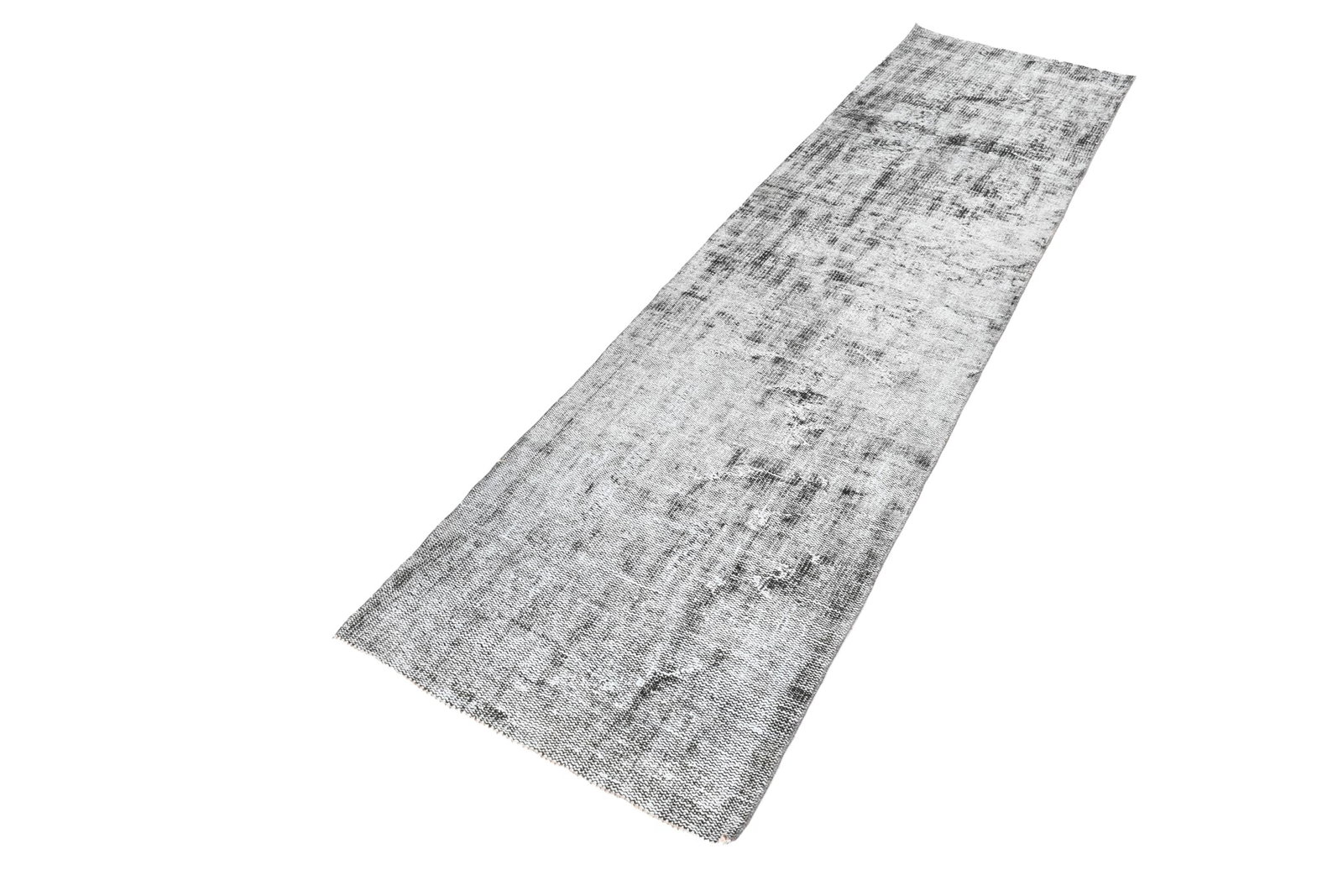2'5'' x 9'3'' Handmade Vintage Wool Rug - 7074 - 4