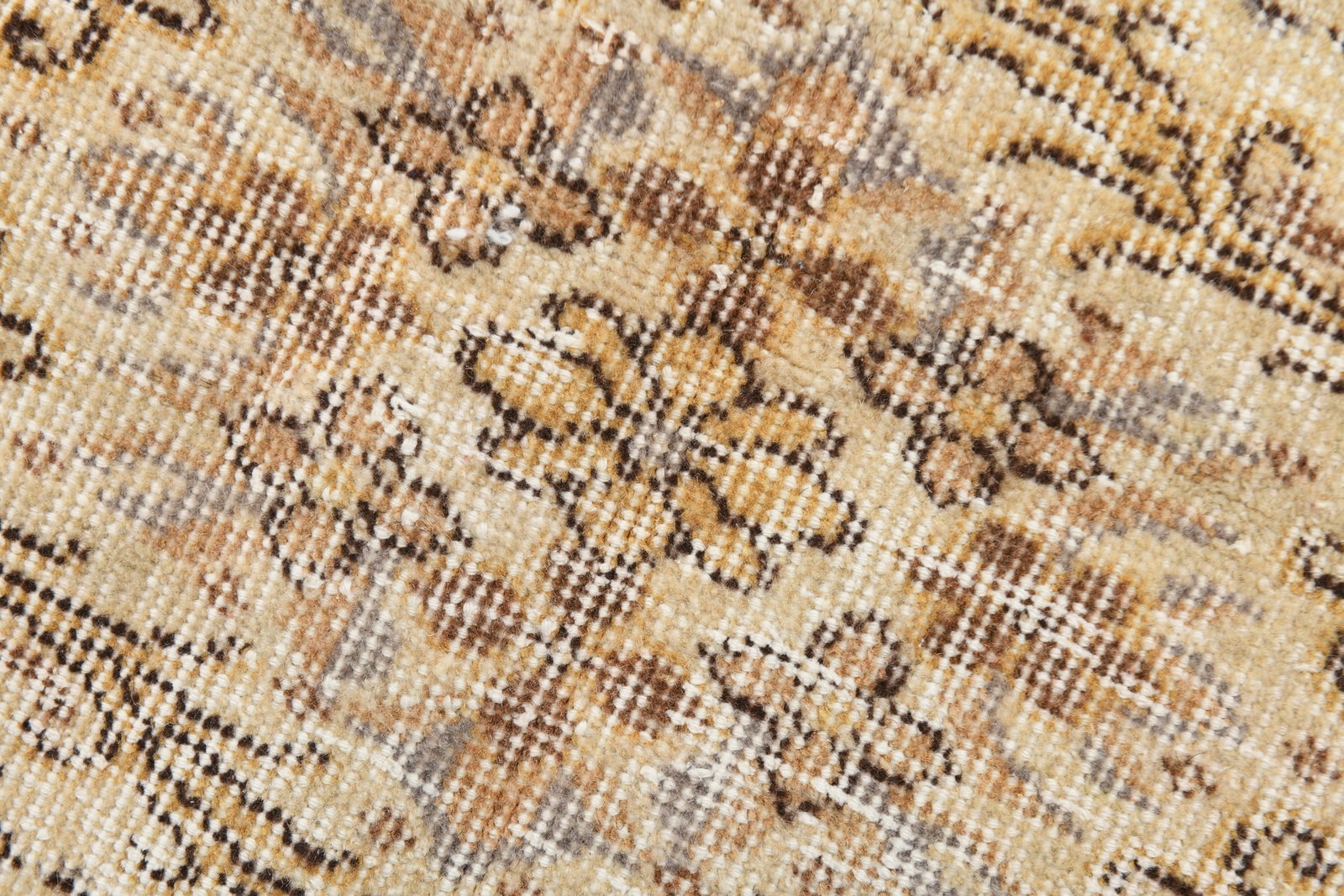 5'2'' x 8'3'' Handmade Vintage Wool Rug - 5416 - 8
