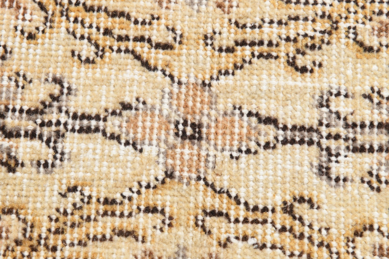 5'2'' x 8'3'' Handmade Vintage Wool Rug - 5416 - 9