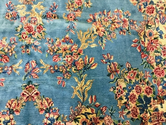 Antique Persian Kirman Rug-4033 - 3
