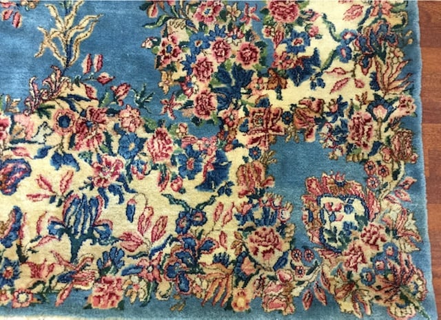 Antique Persian Kirman Rug-4033 - 7