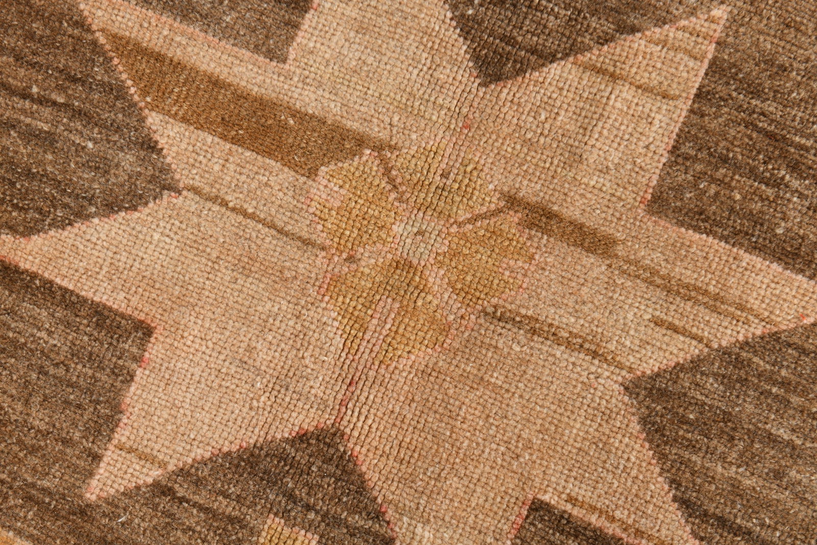 5'8'' x 13'8'' Handmade Vintage Wool Rug - 18959 - 7