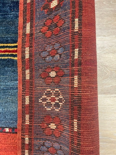 Antique kazak Caucasian rug-329 - 6