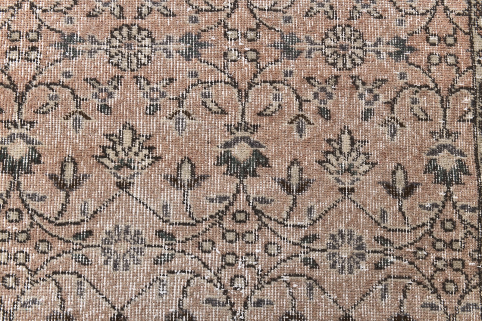 3'8'' x 6'9'' Handmade Vintage Wool Rug - 243982 - 5