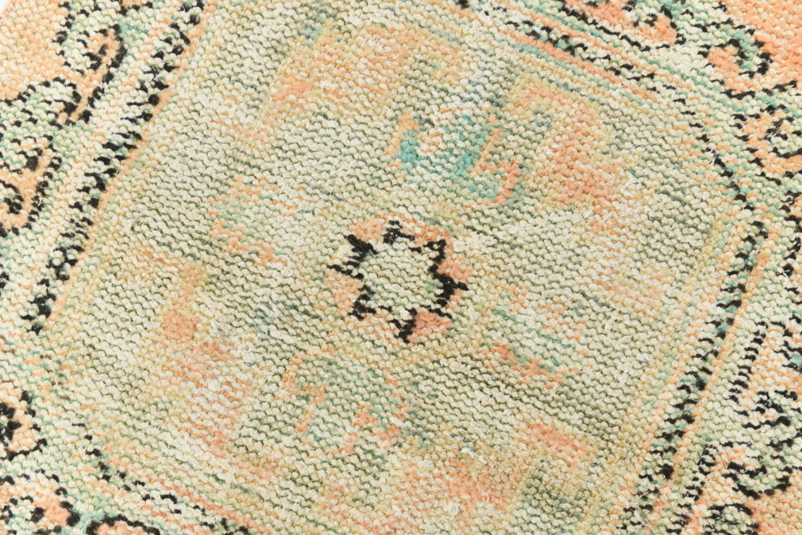 2'5'' x 11'9'' Handmade Vintage Wool Rug - 23066 - 7