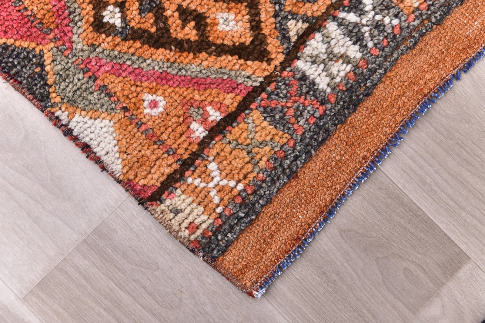 2'9'' x 11'7'' Vintage Wool Runner Rug - 240702 - 7