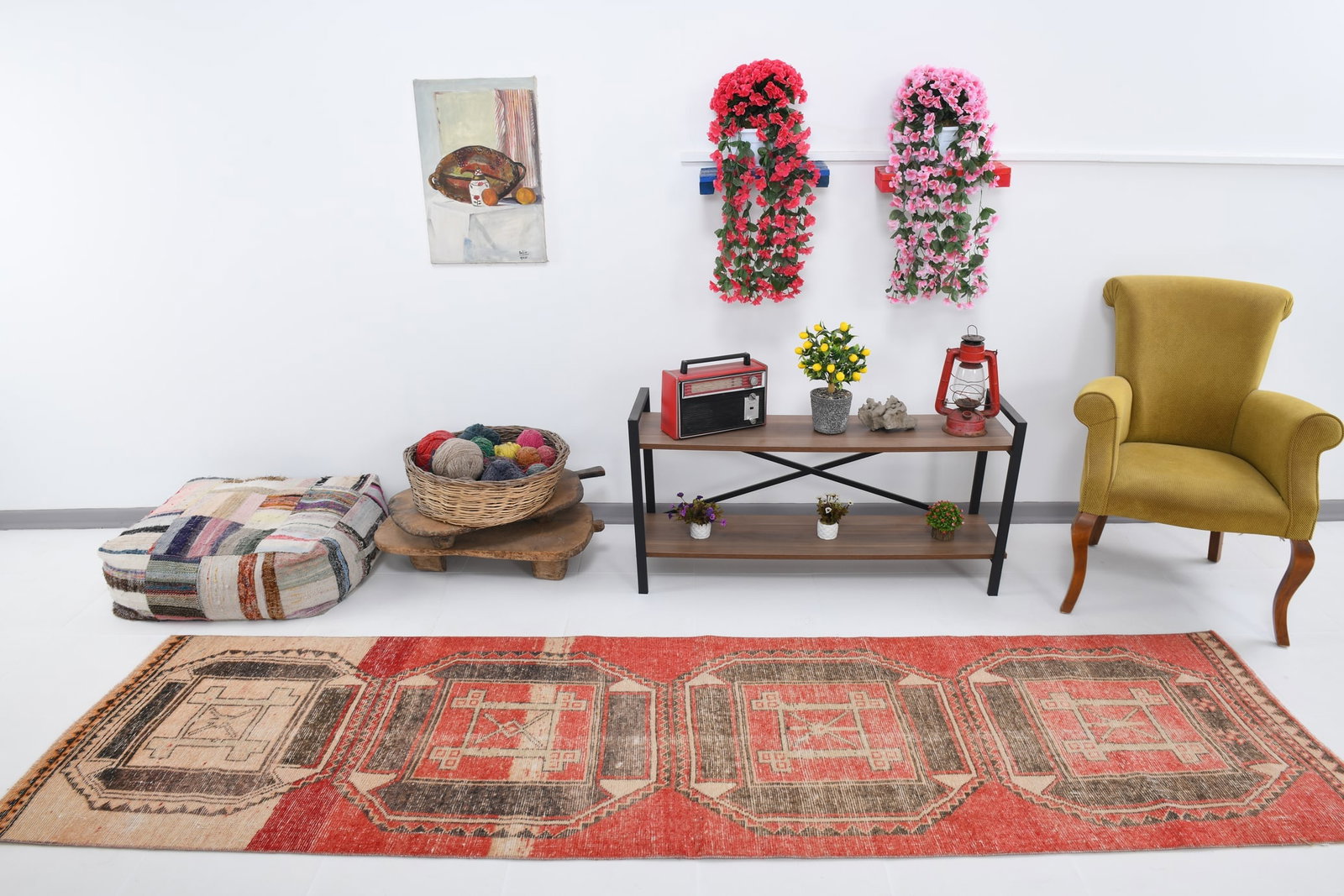 2'9'' x 10'6'' Turkish Vintage Runner Rug - 19550 - 2