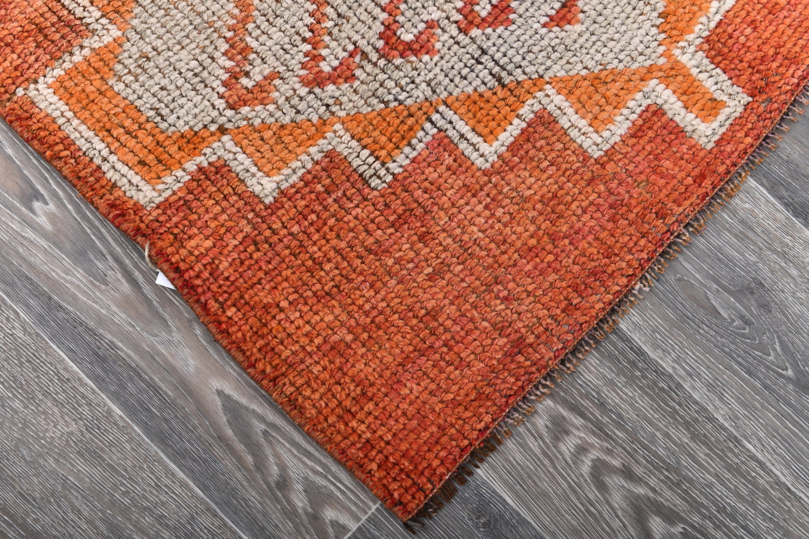 2'8'' x 4'6'' Handmade Vintage Wool Rug - 243801 - 7