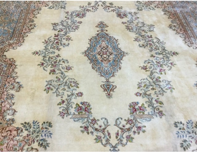 Antique Persian kirman rug-1836 - 3
