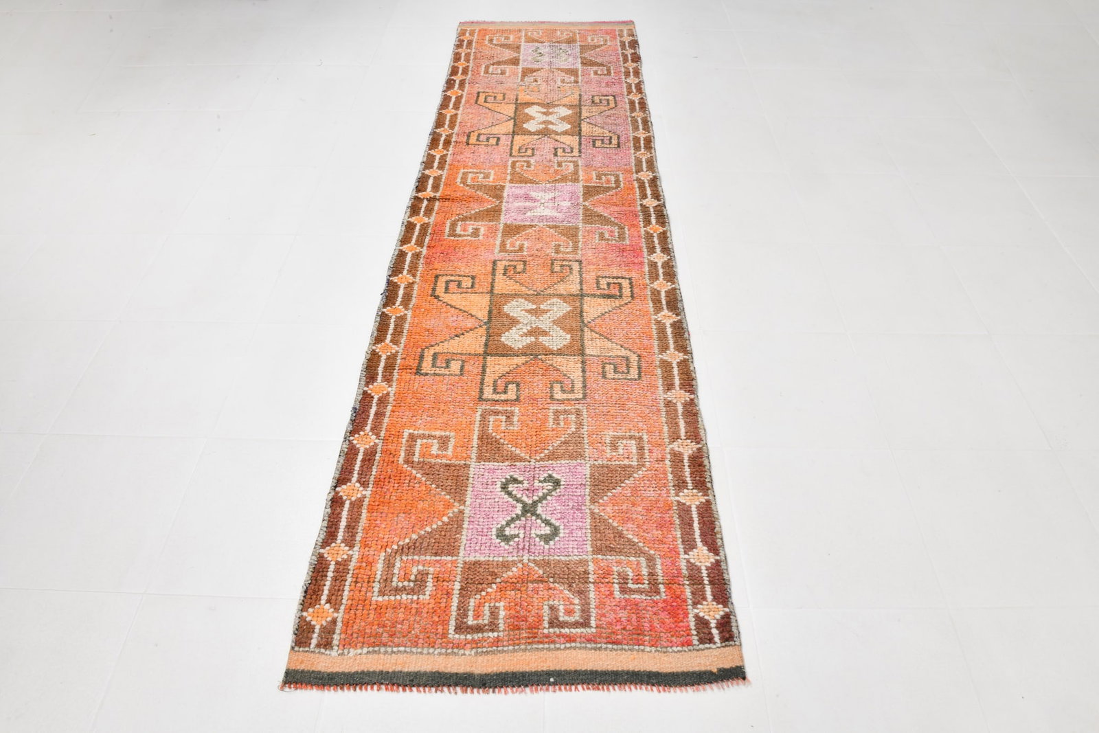 2'9'' x 9'10'' Unique Handmade Vintage Rug - 22000 - 17