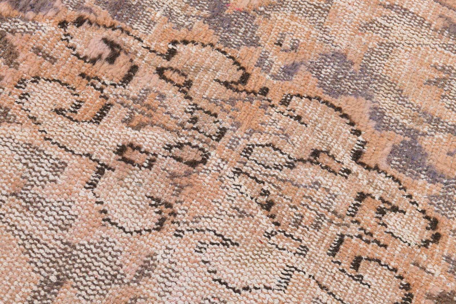 5'10'' x 9'5'' Handmade Vintage Wool Rug - 17521 - 7