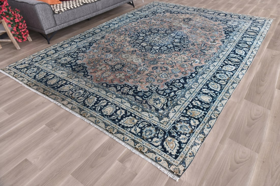 9'0'' x 12'2'' Turkish Vintage Runner Rug - 25023 - 2