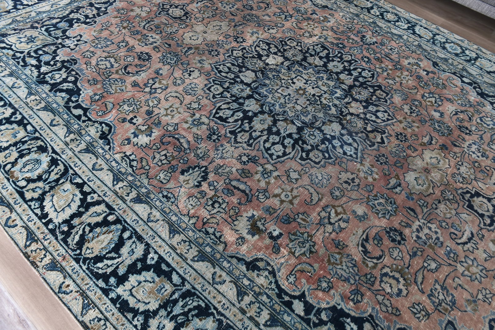9'0'' x 12'2'' Turkish Vintage Runner Rug - 25023 - 4