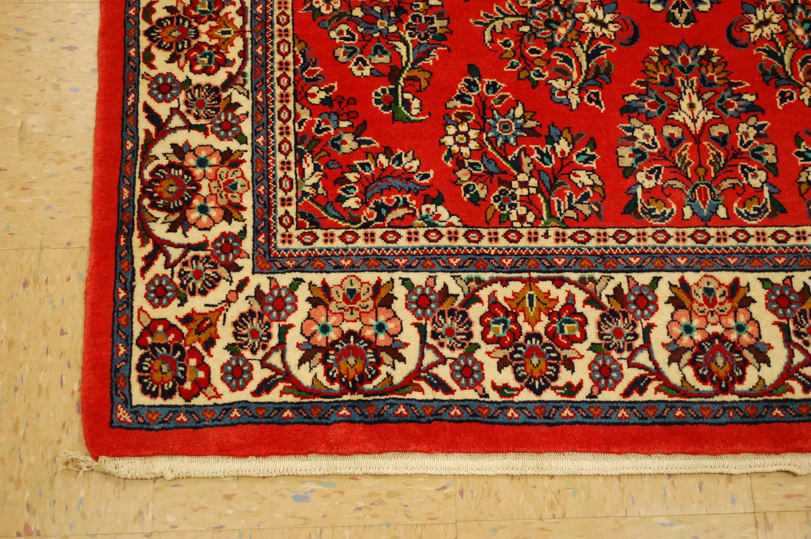 PERSIAN SARUK RUG 4'5" x 7' 8" - 3