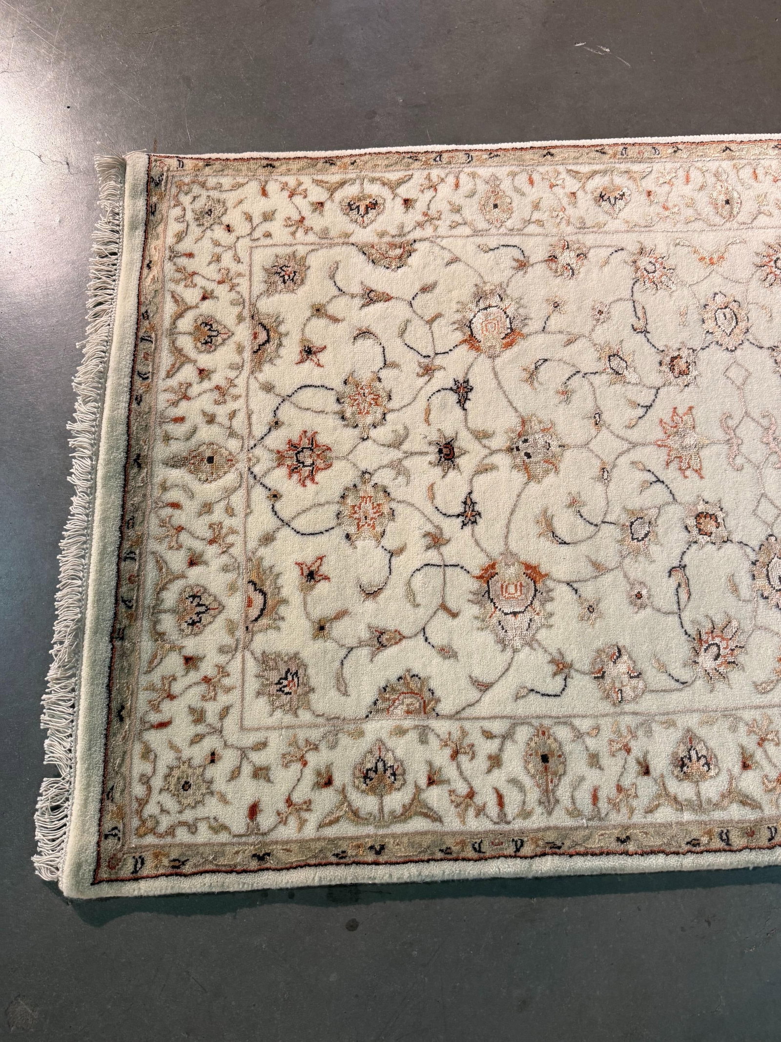 Exquisite Silk and Wool Persian Runner 2.8x12 - 5