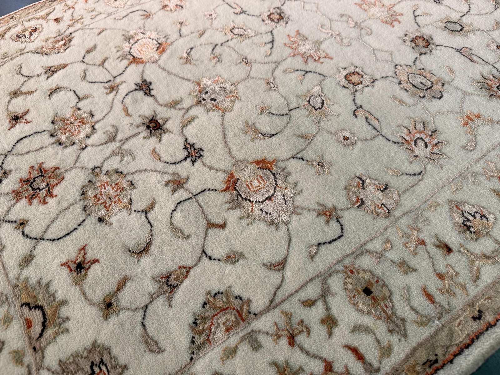 Exquisite Silk and Wool Persian Runner 2.8x12 - 6