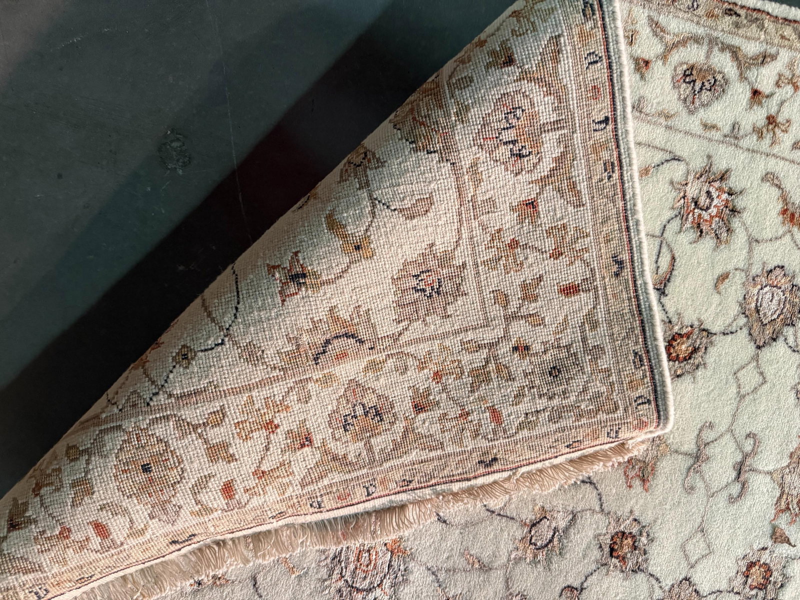 Exquisite Silk and Wool Persian Runner 2.8x12 - 9