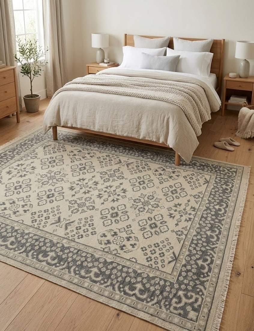 Floral Transitional 5X7 Oriental Rug - 2