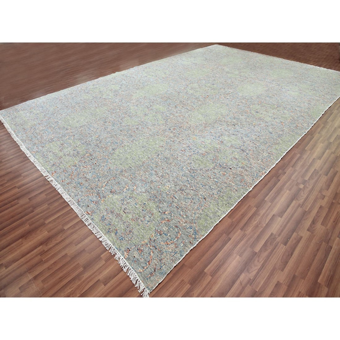 Obscured and Subtle Collection,Hand Knotted,100% Wool,Oriental Rug - 3